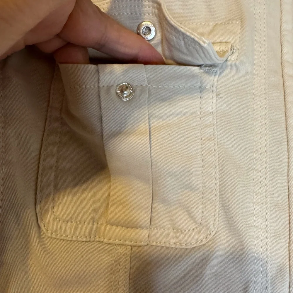 Kensie Cream Utility Jacket. Very Good Used Condition. - Picture 3 of 13